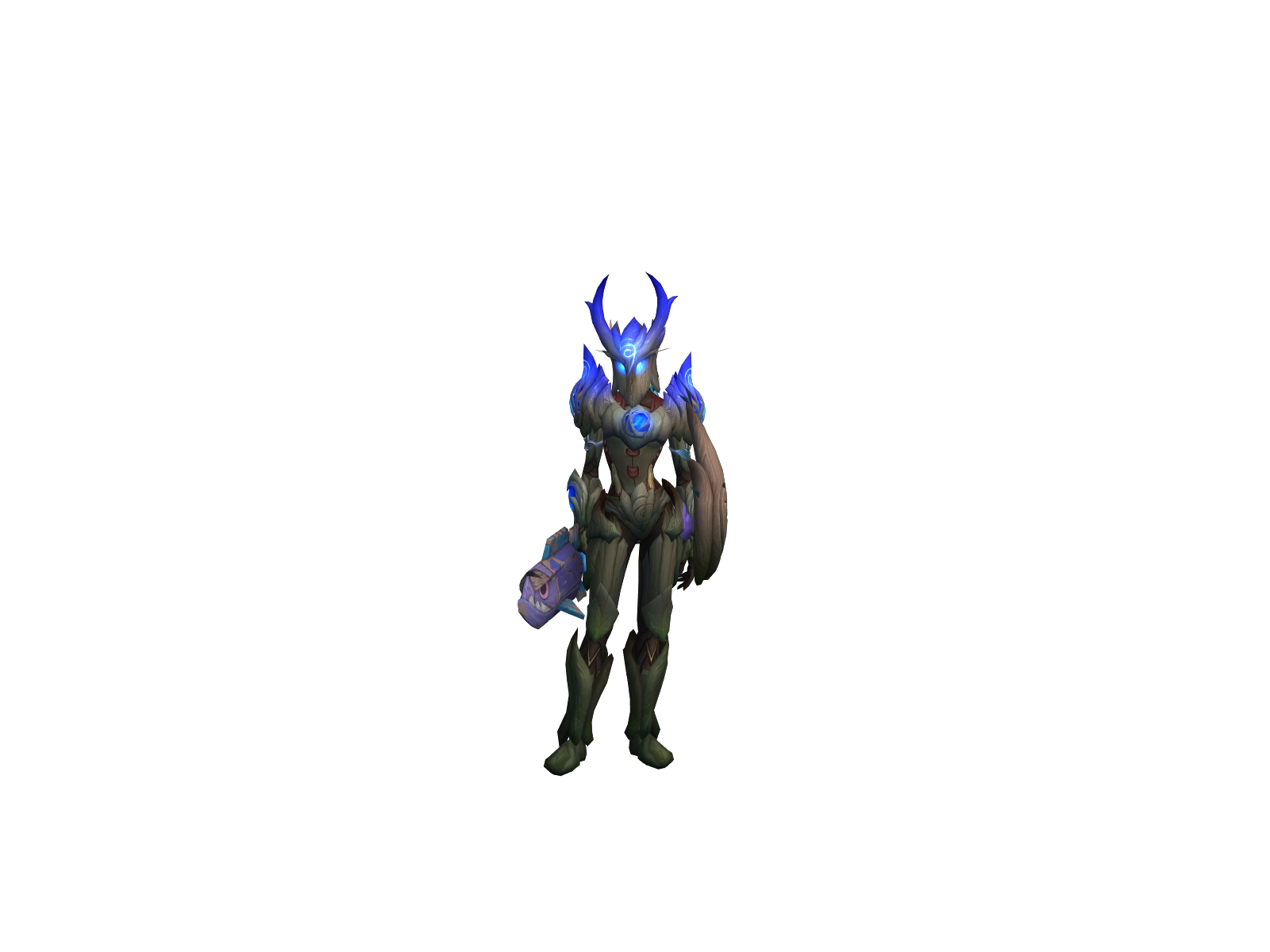 Underpowered 3D character render