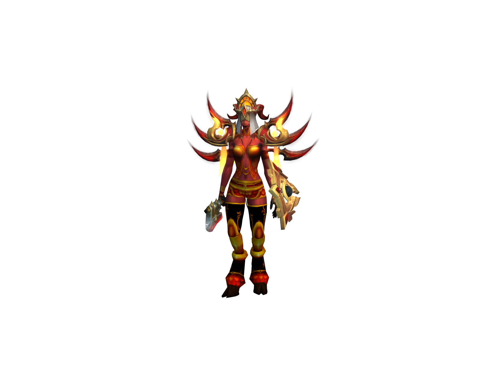 Illiae 3D character render