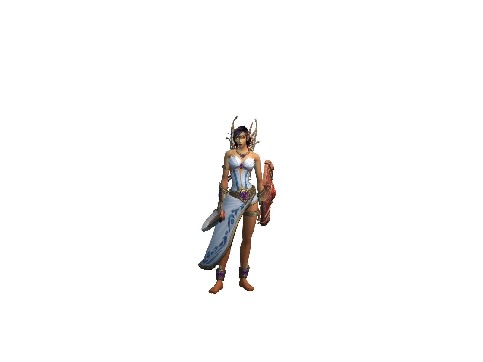 Aromah 3D character render