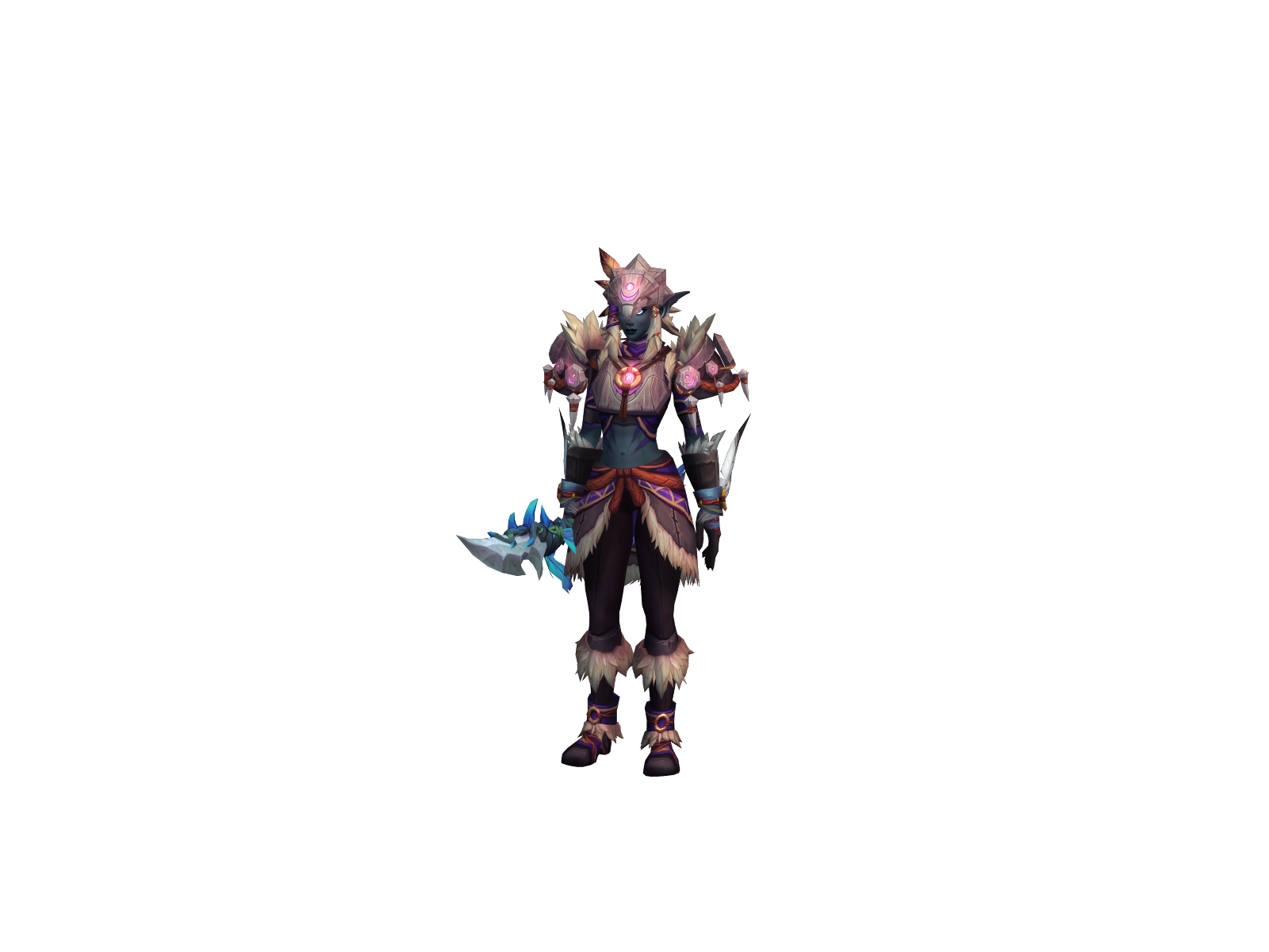 Talalia 3D character render