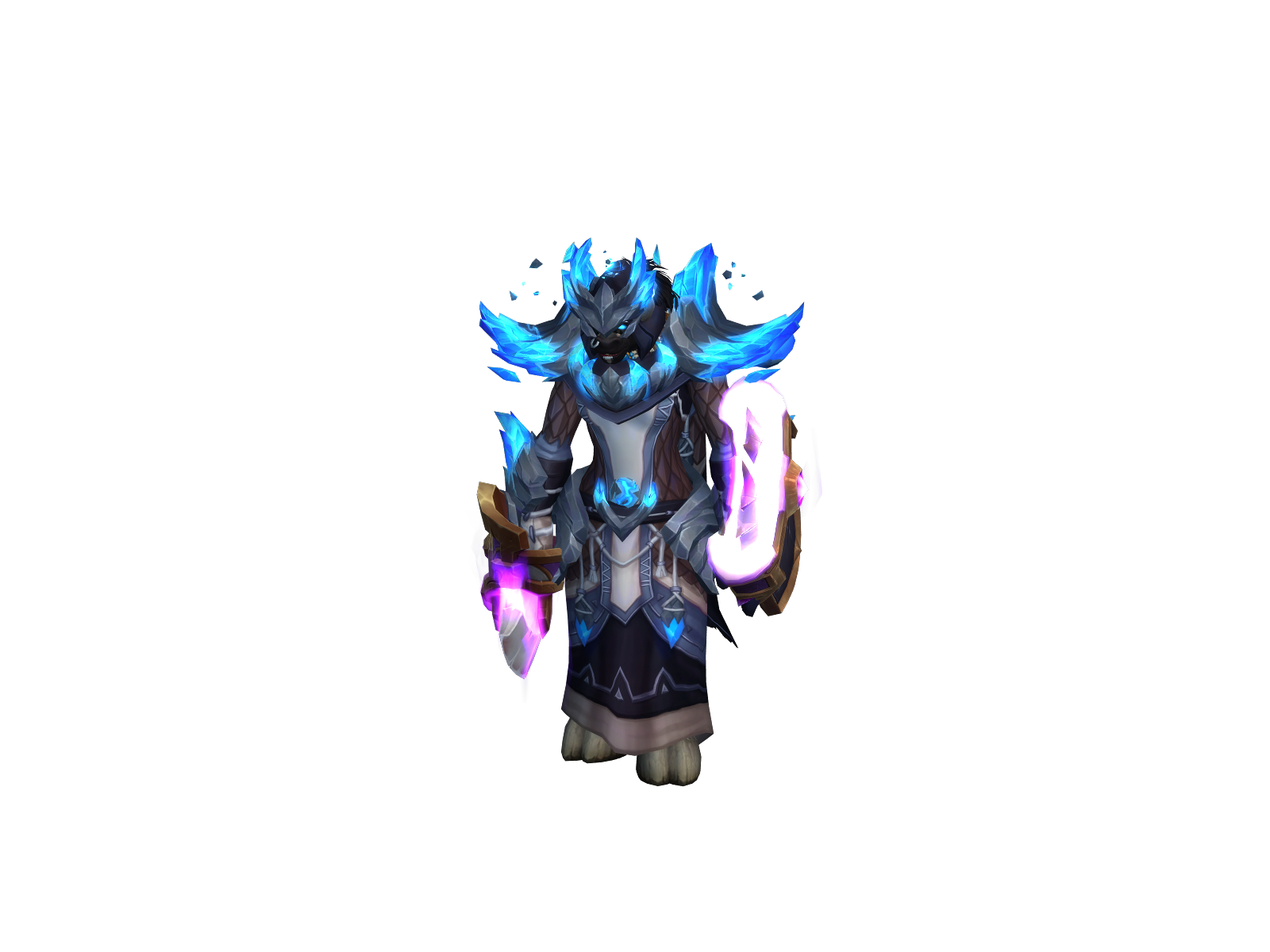 Electroburst 3D character render