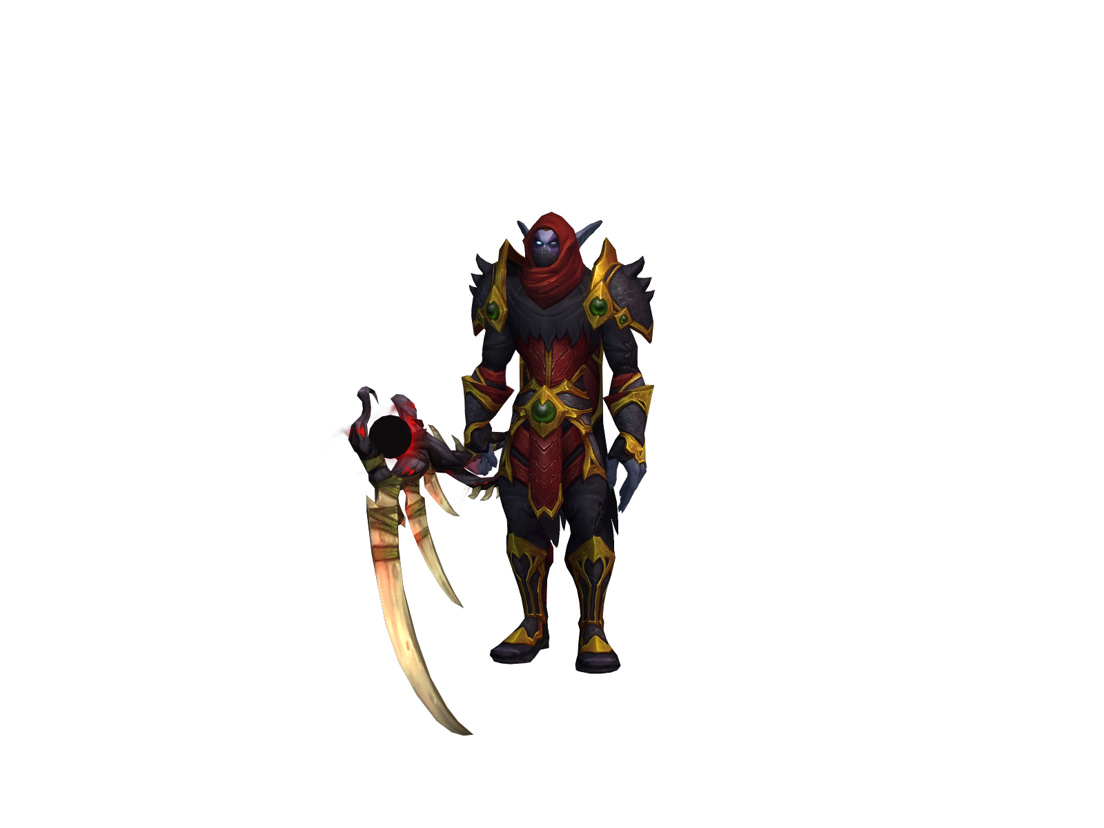 Wasted 3D character render