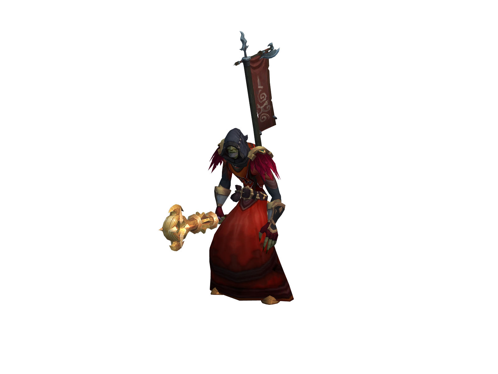 Gamle 3D character render