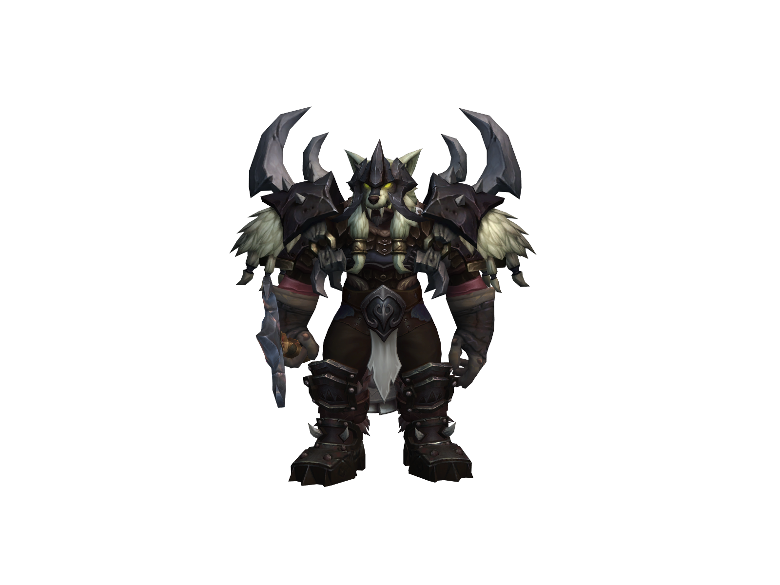 Barrenwolf 3D character render