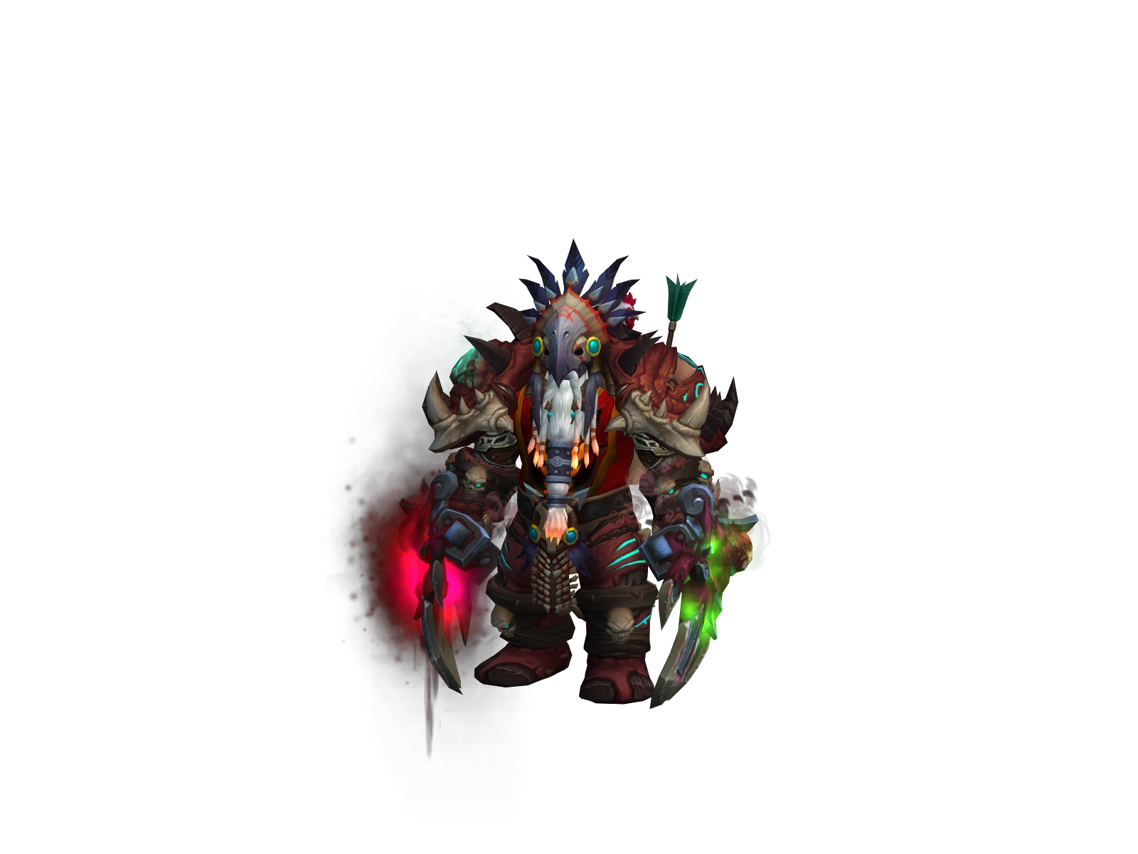 Wet 3D character render