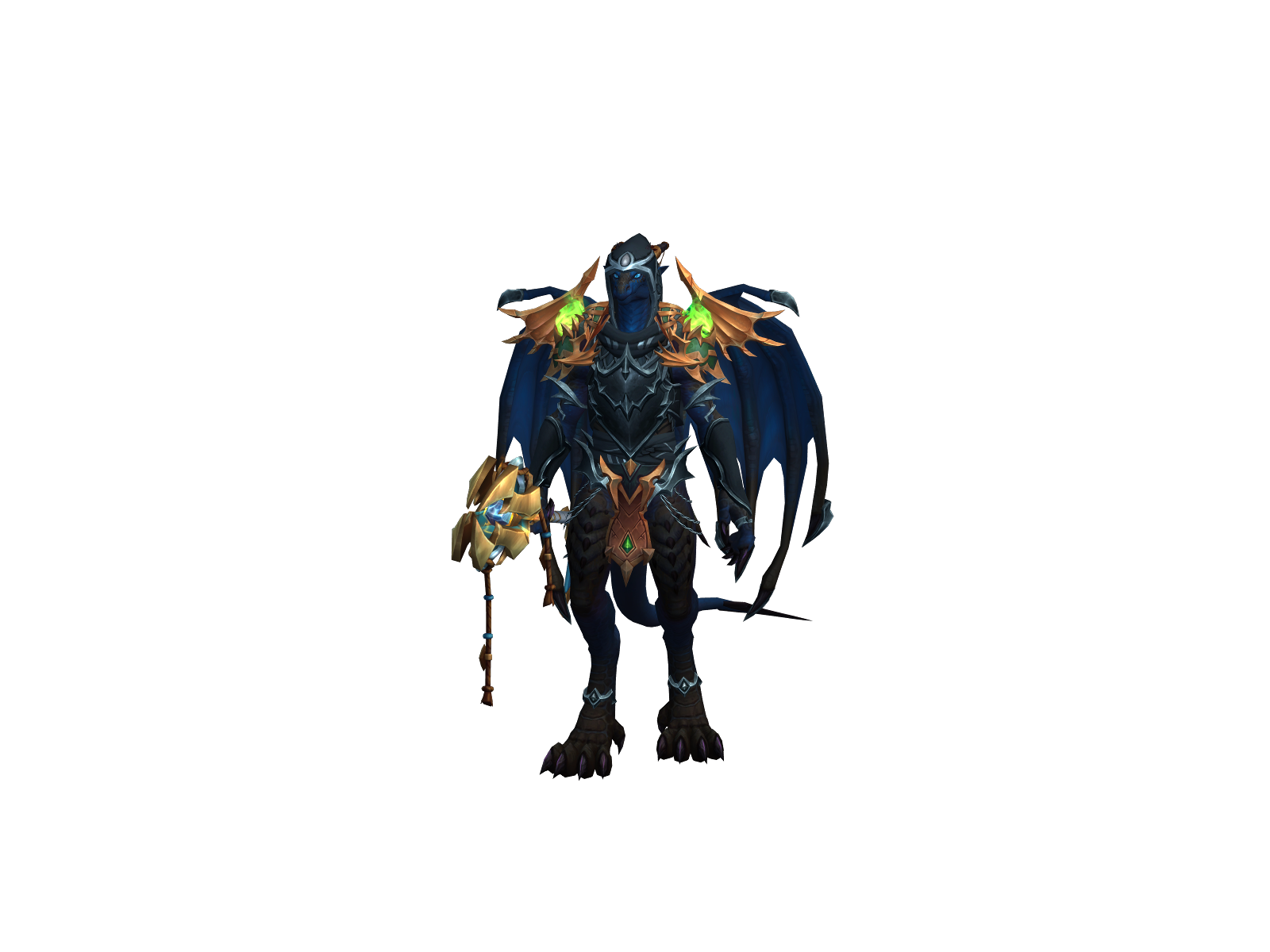 Moiraine 3D character render