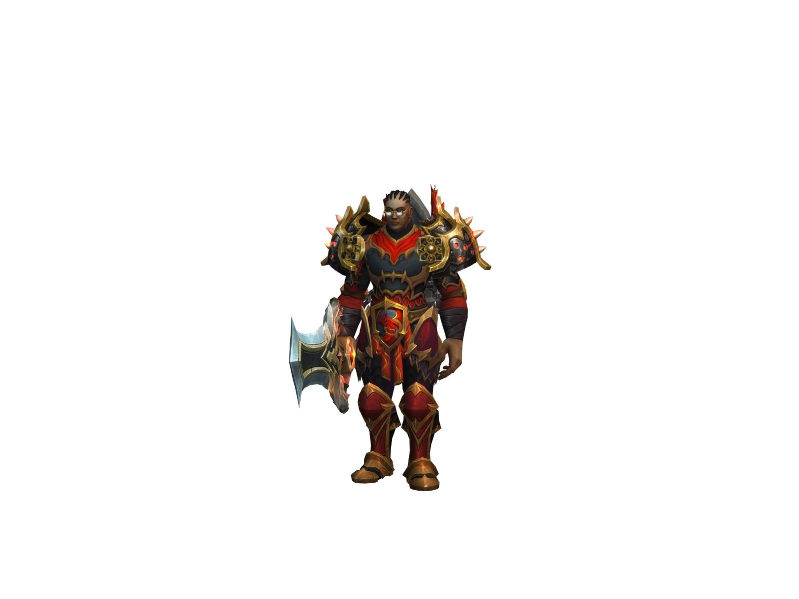 Friedcry 3D character render