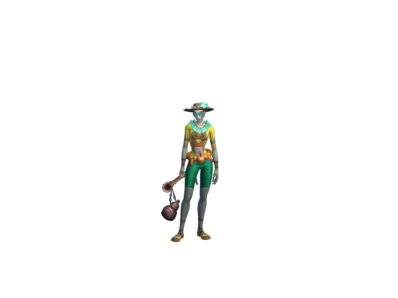 Swarlio 3D character render