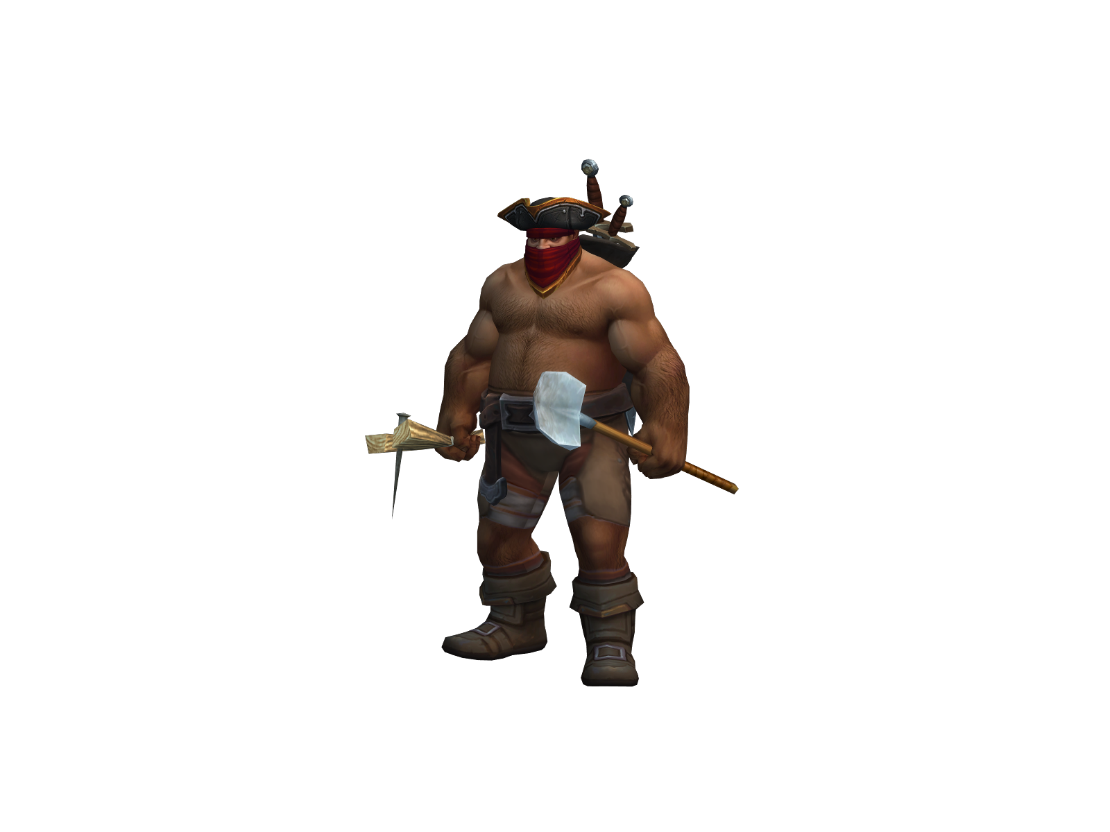 Wrecctum 3D character render