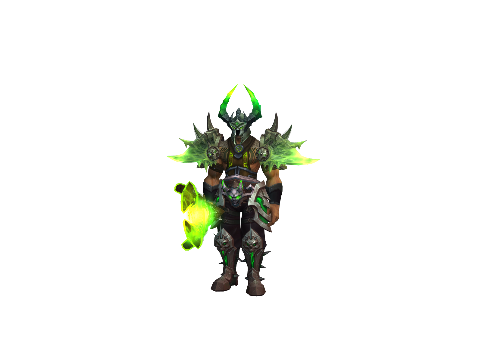Fámine 3D character render