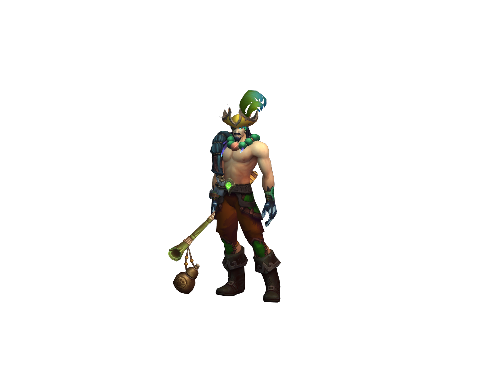 Reganaldo 3D character render