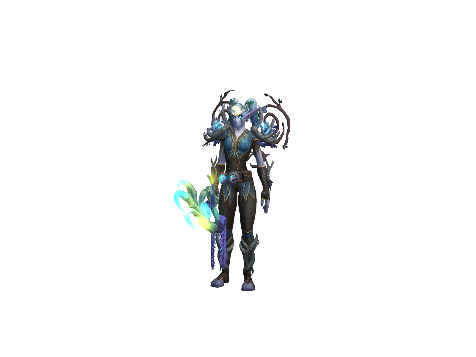 Stretch 3D character render