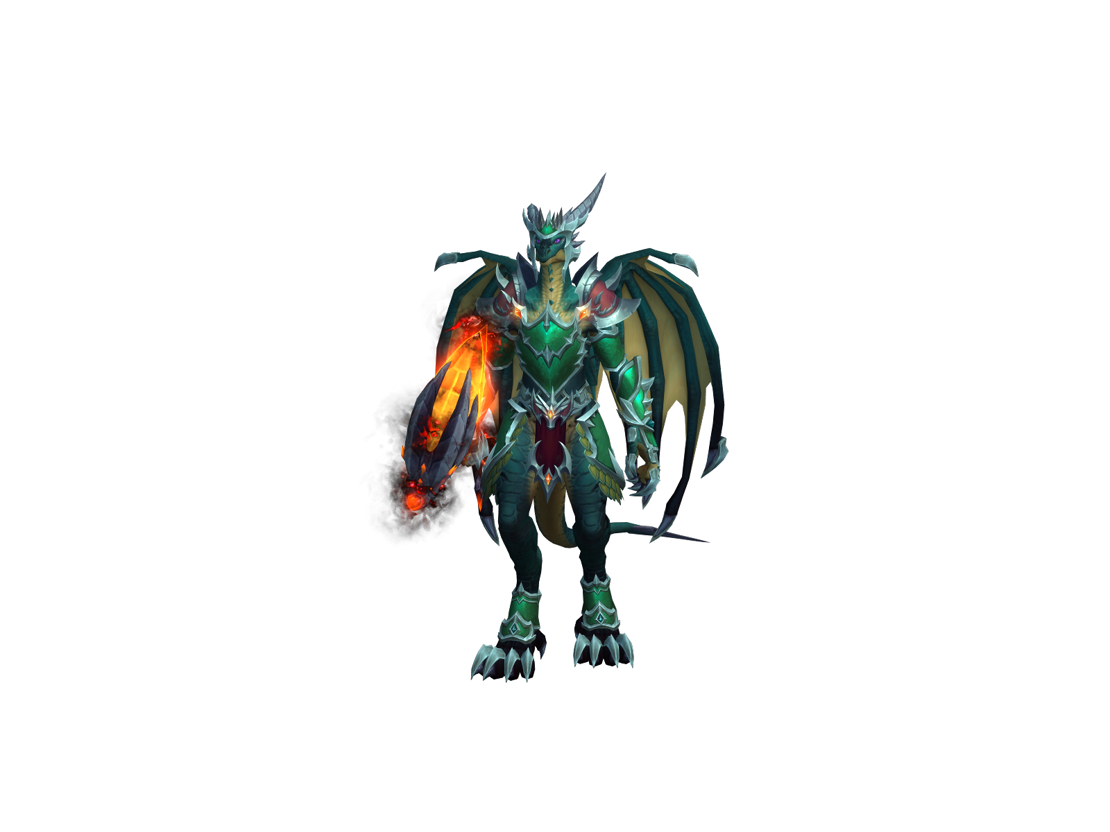 Dragonbae 3D character render