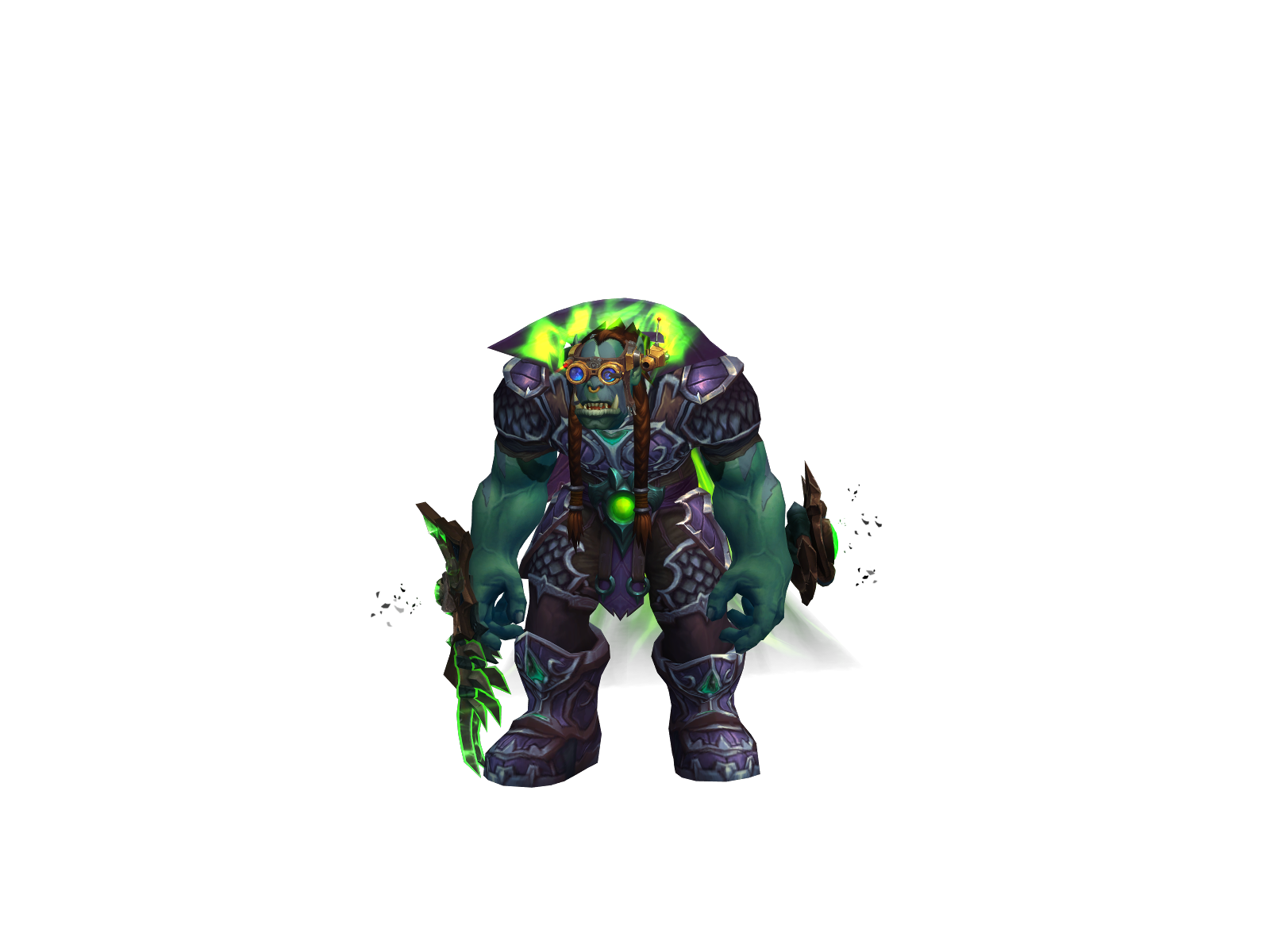 Bornstoned 3D character render