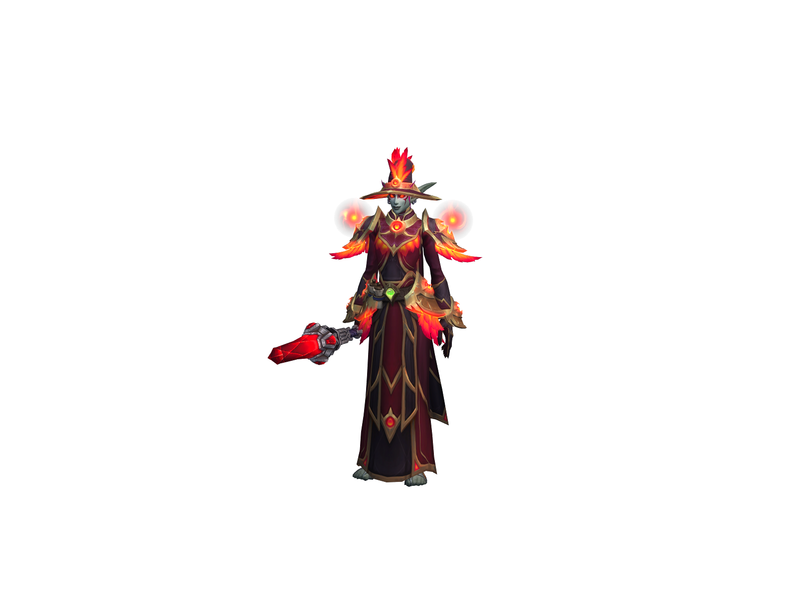Fierygarbage 3D character render