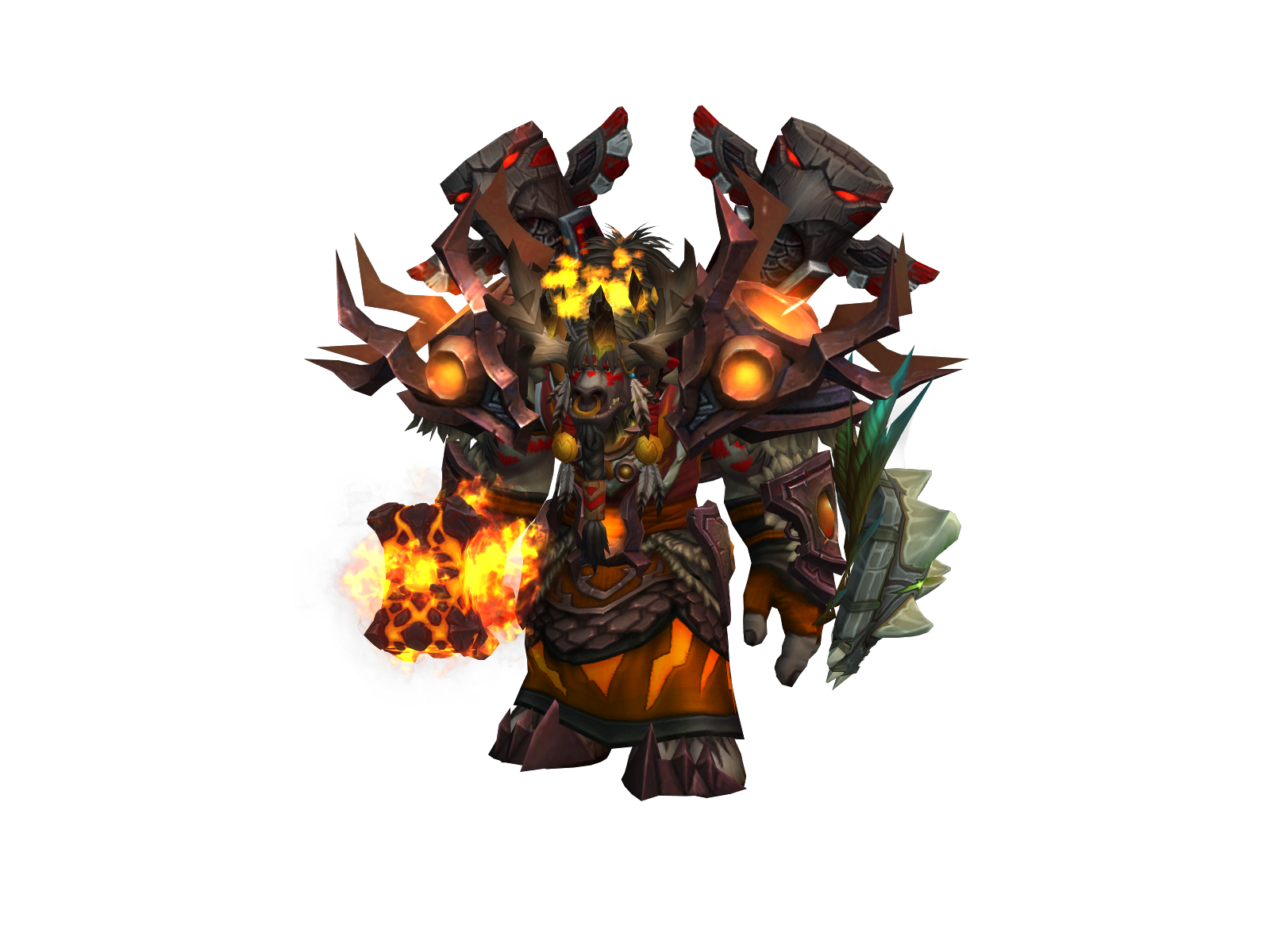 Native 3D character render