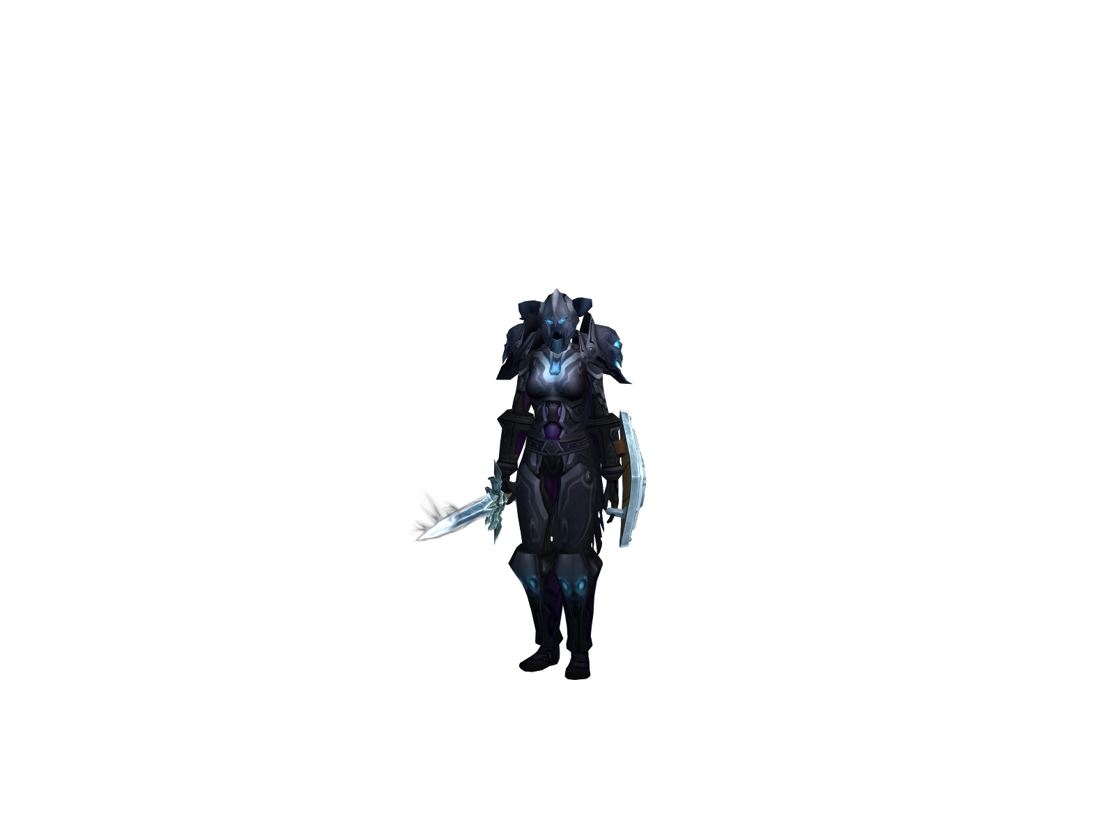 Veturia 3D character render