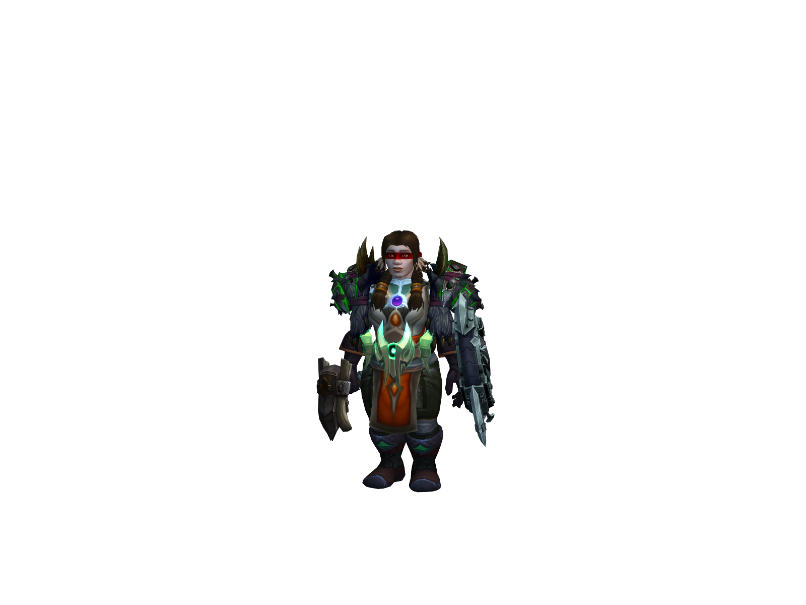 Ginpiece 3D character render