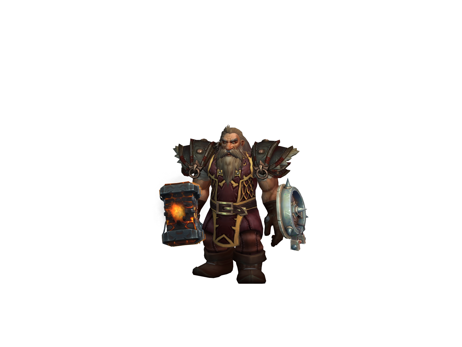 Gromke 3D character render