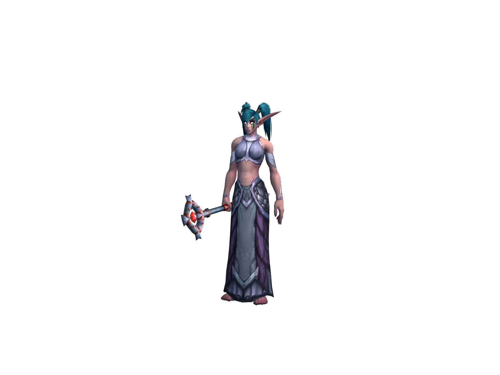 Rafers 3D character render