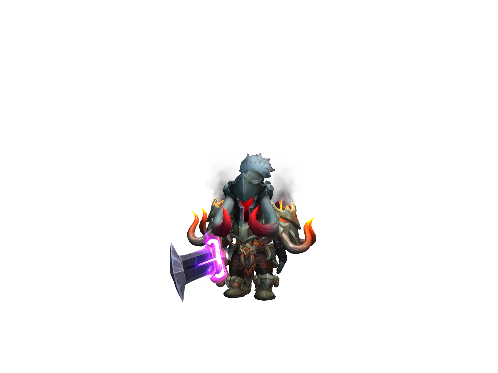 Hussy 3D character render