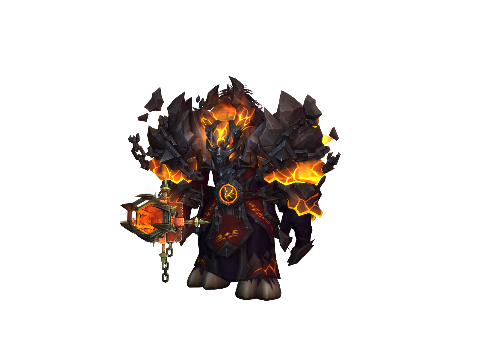 Buffaff 3D character render
