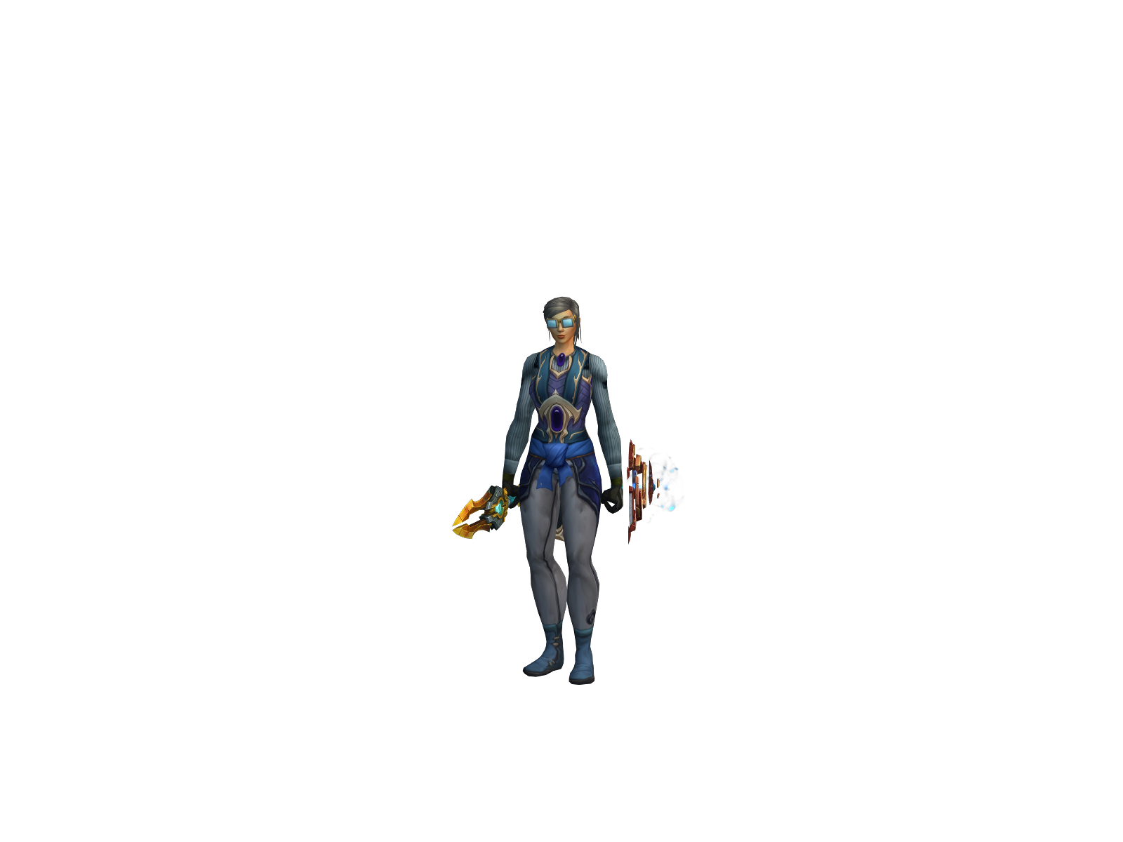 Chandlerping 3D character render