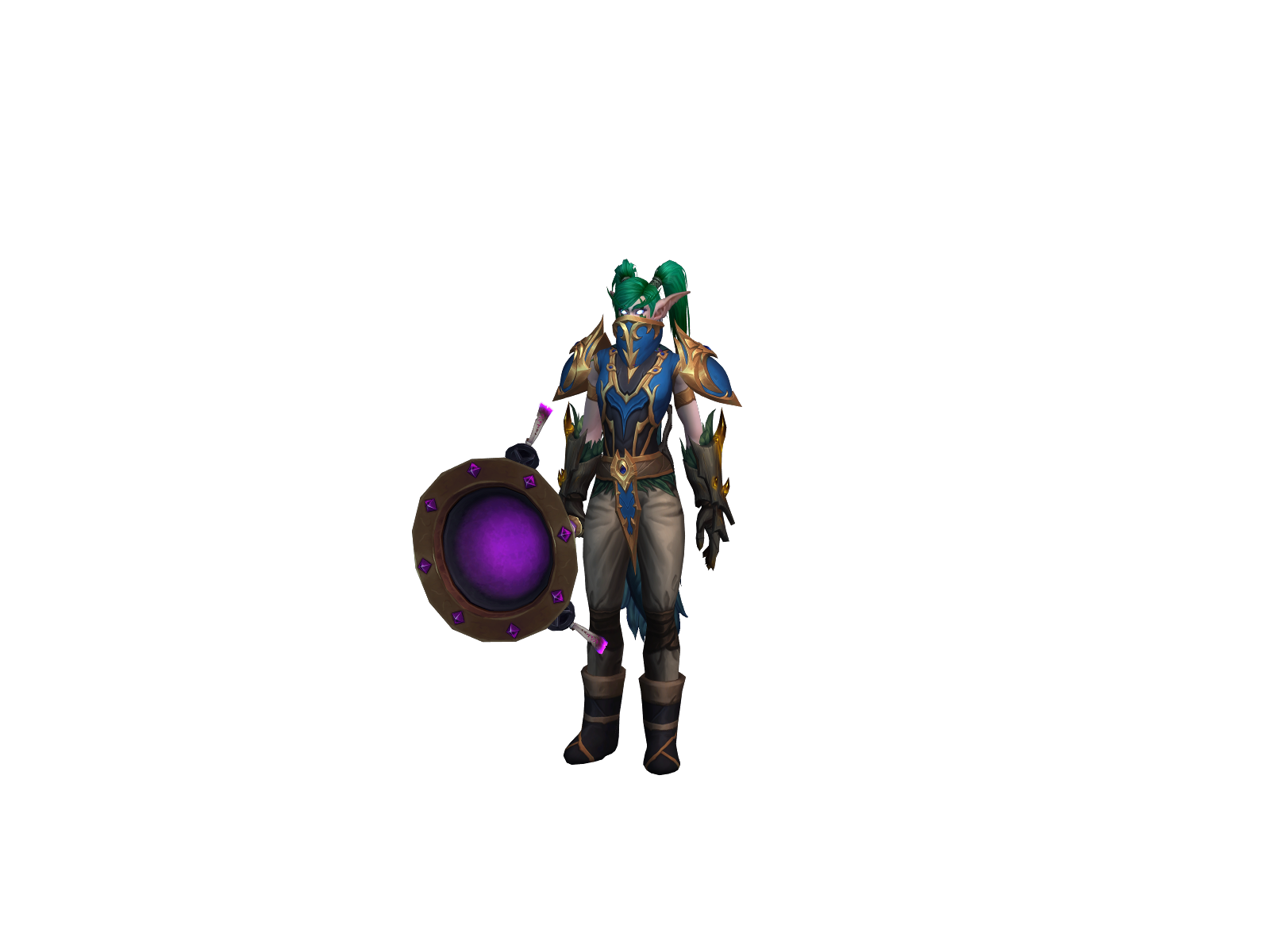 Místweaver 3D character render