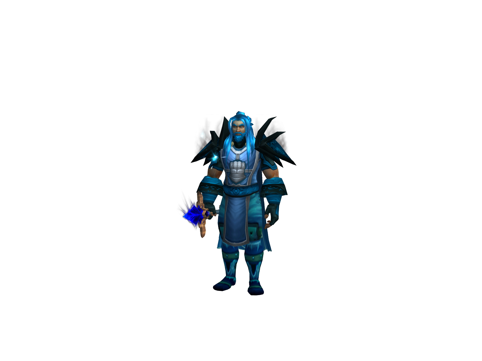 Blankett 3D character render