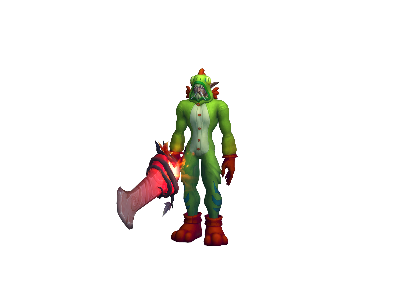 Jackytrap 3D character render