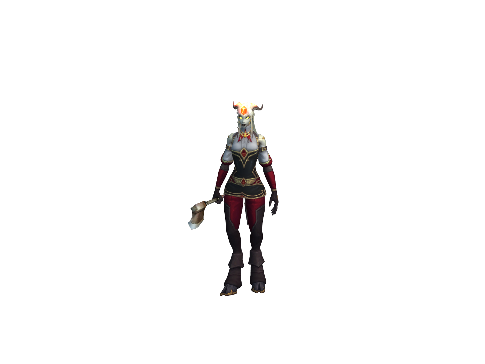Mhorbid 3D character render