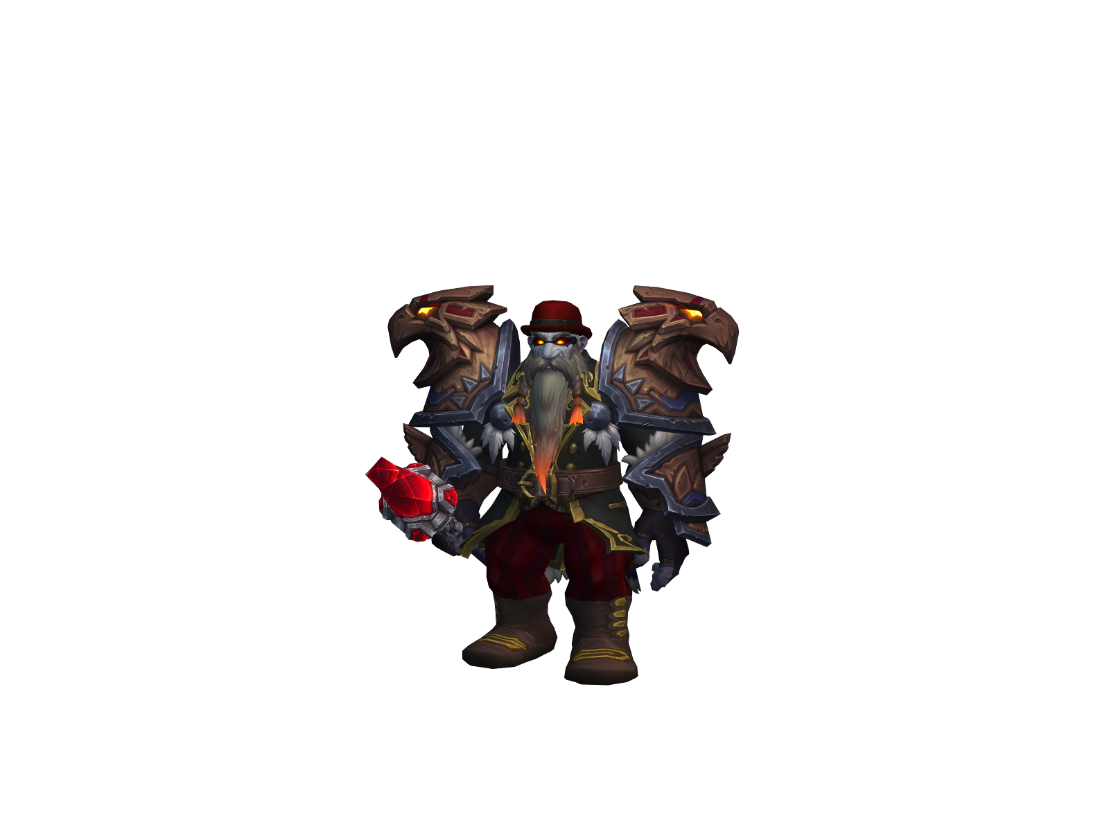 Warlockpog 3D character render