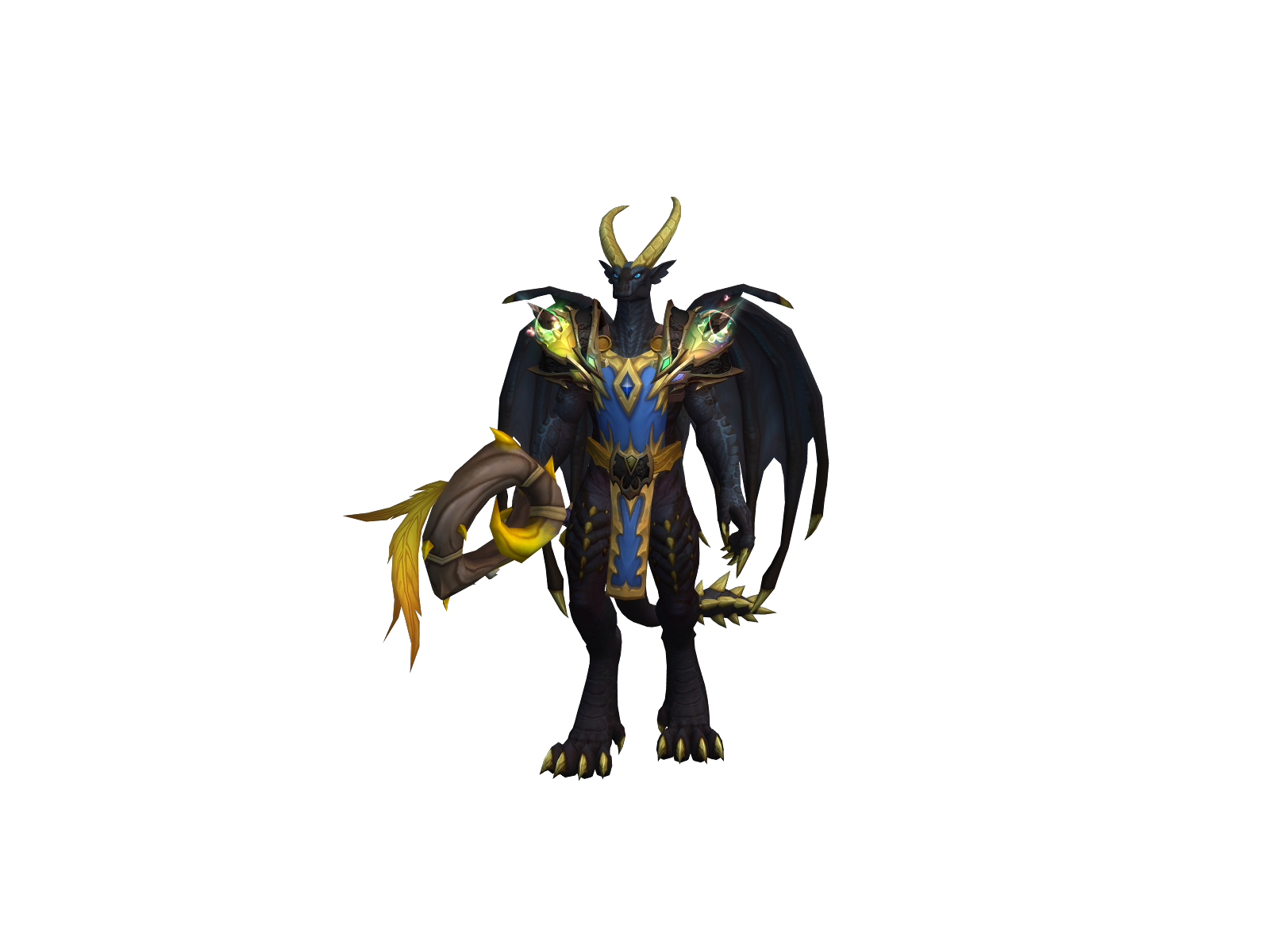 Dracthorini 3D character render