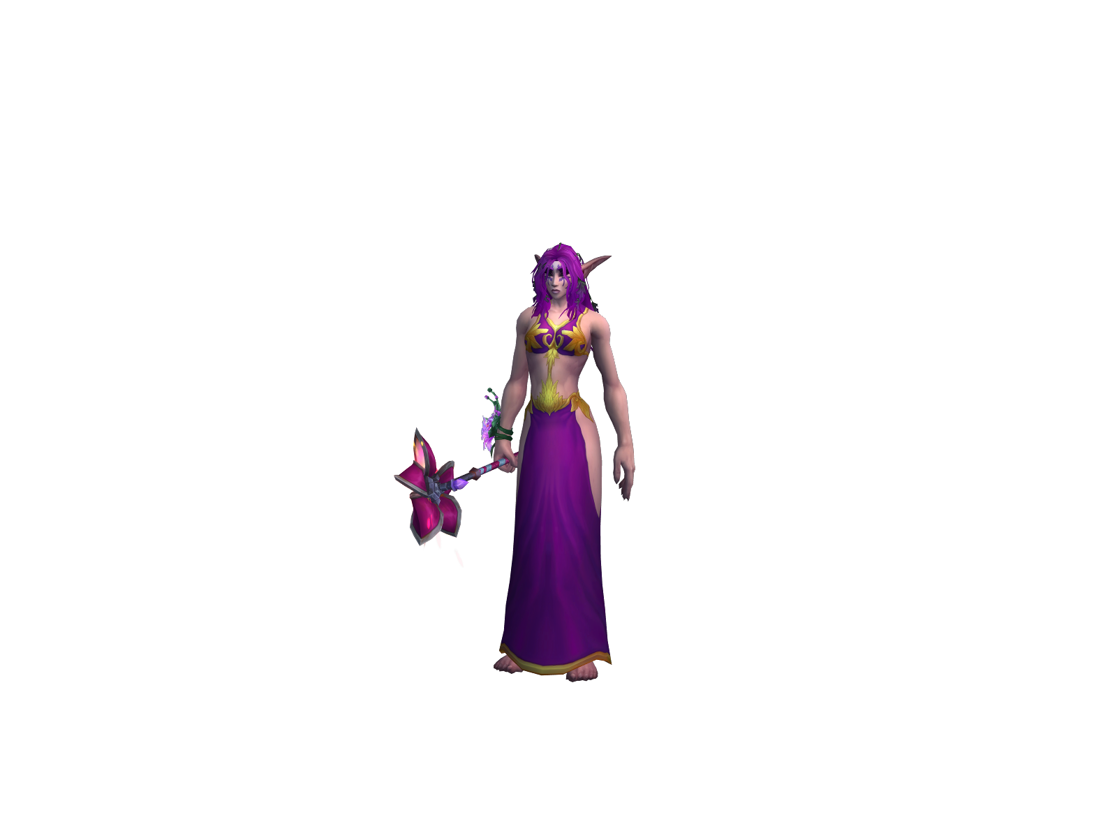 Kaetra 3D character render