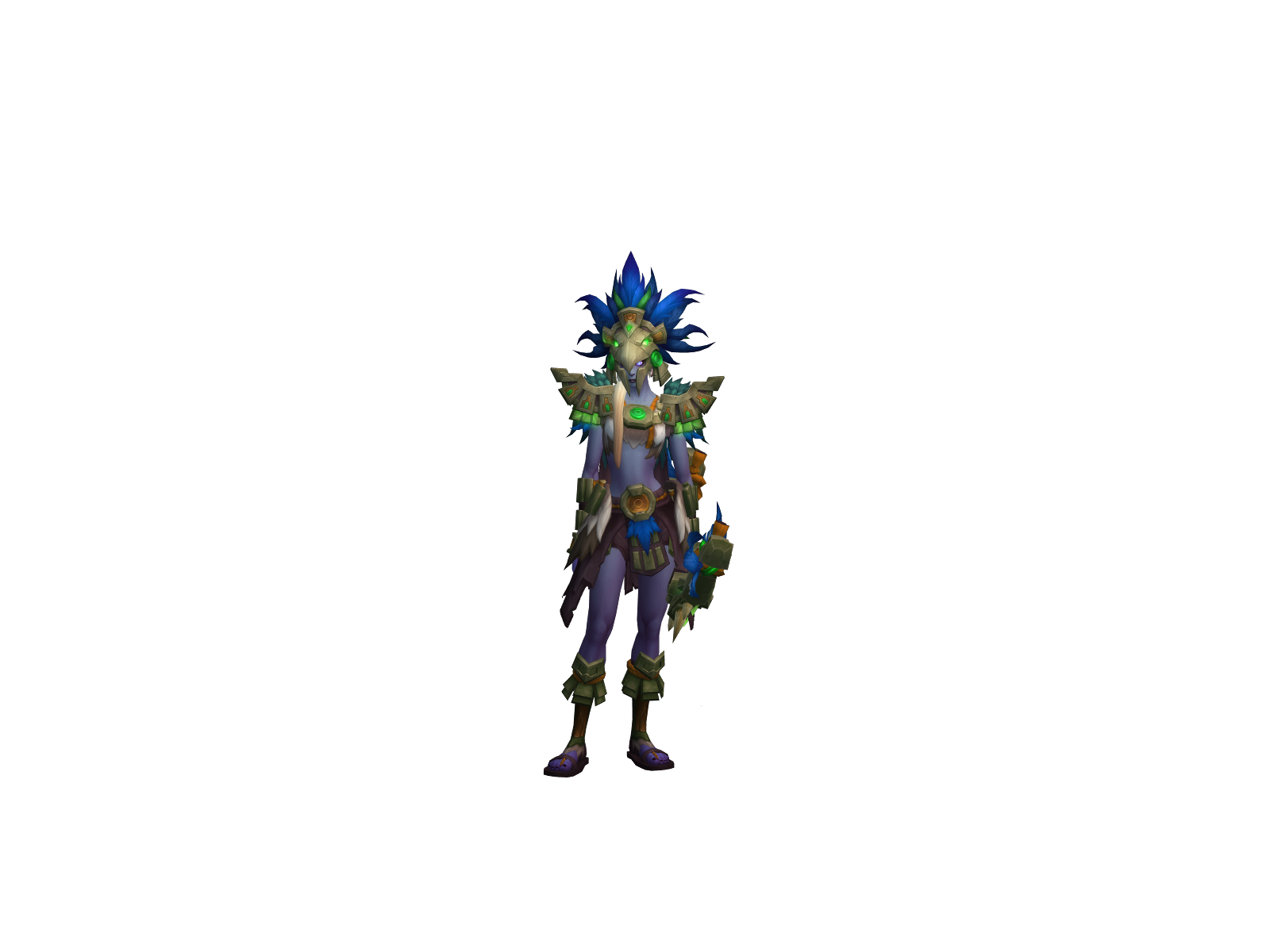 Gallaeda 3D character render