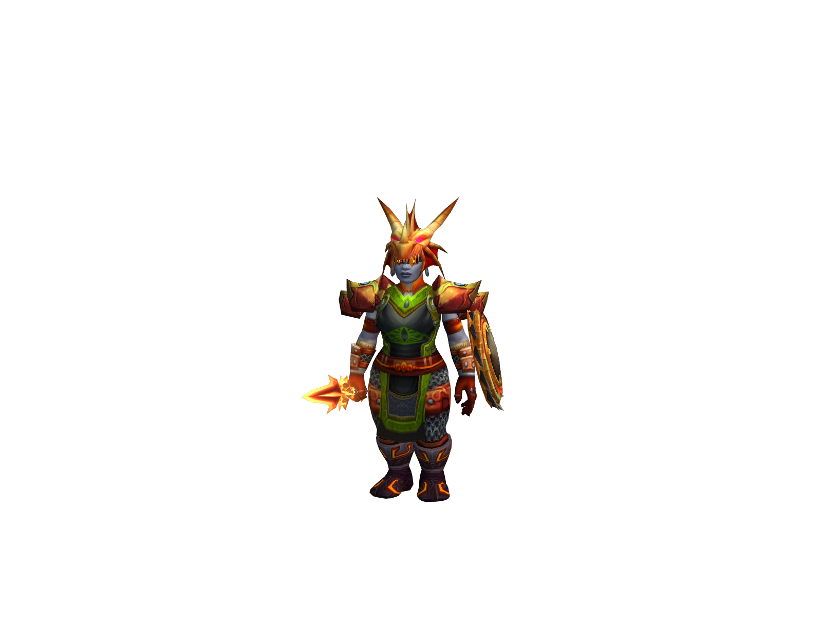 Kanzai 3D character render