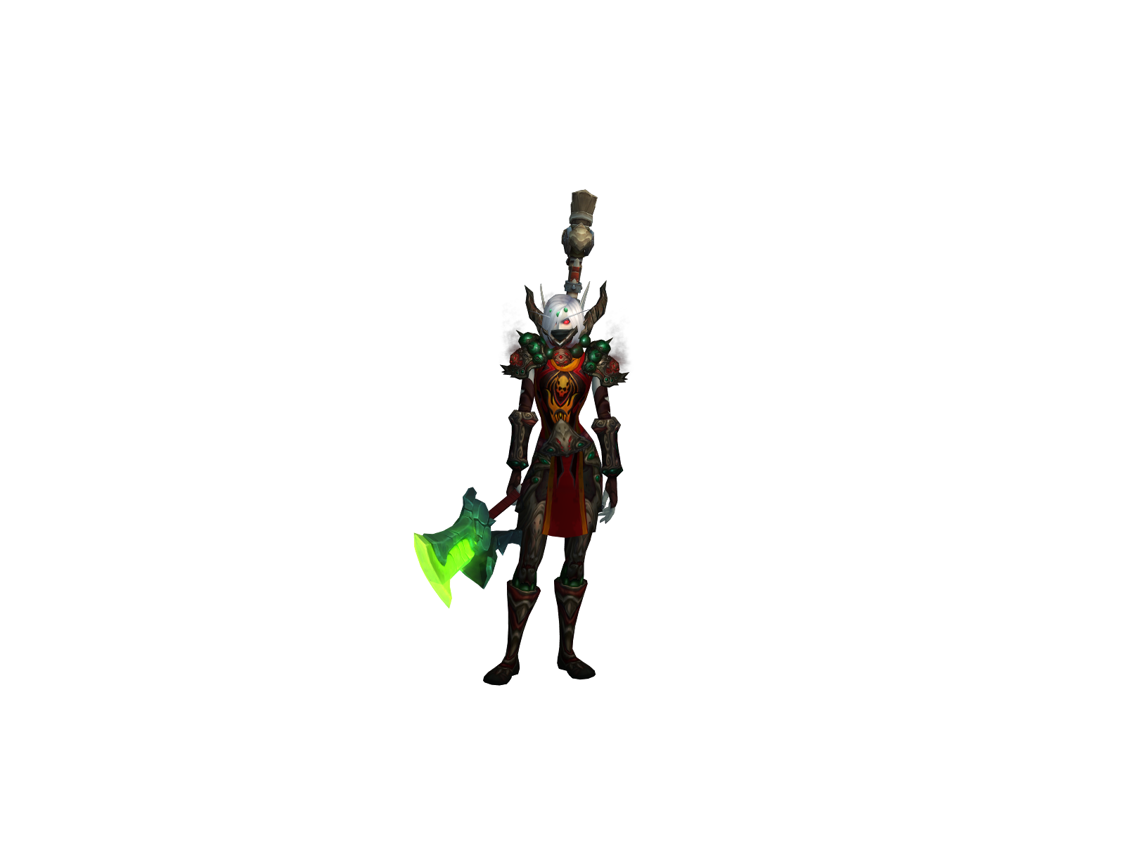 Gohell 3D character render