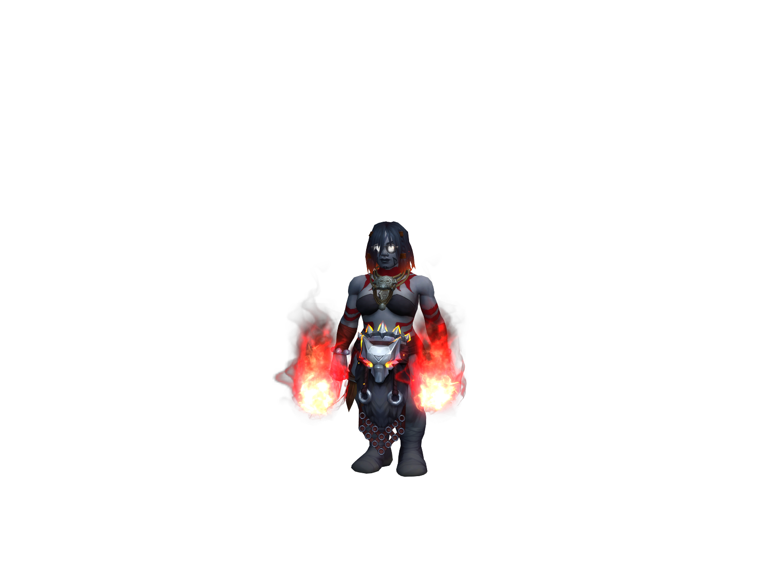 Shmamen 3D character render