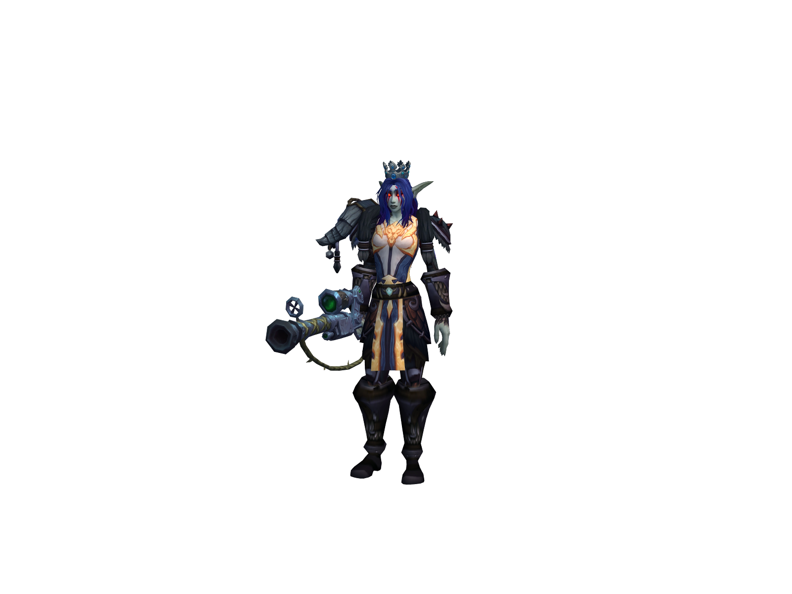 Auði 3D character render