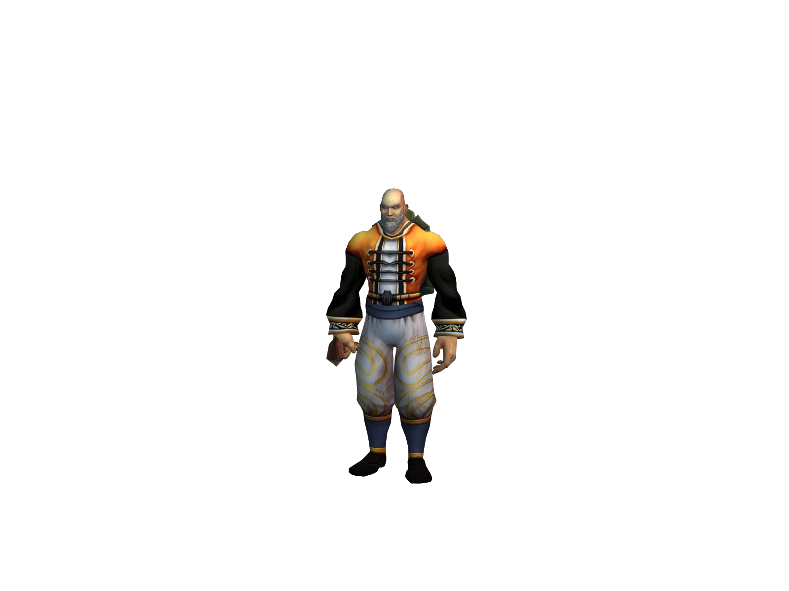 Röshi 3D character render