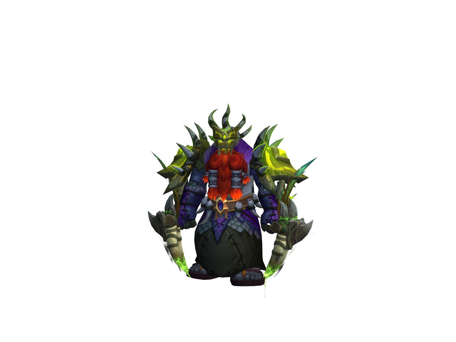 Jaackyburst 3D character render