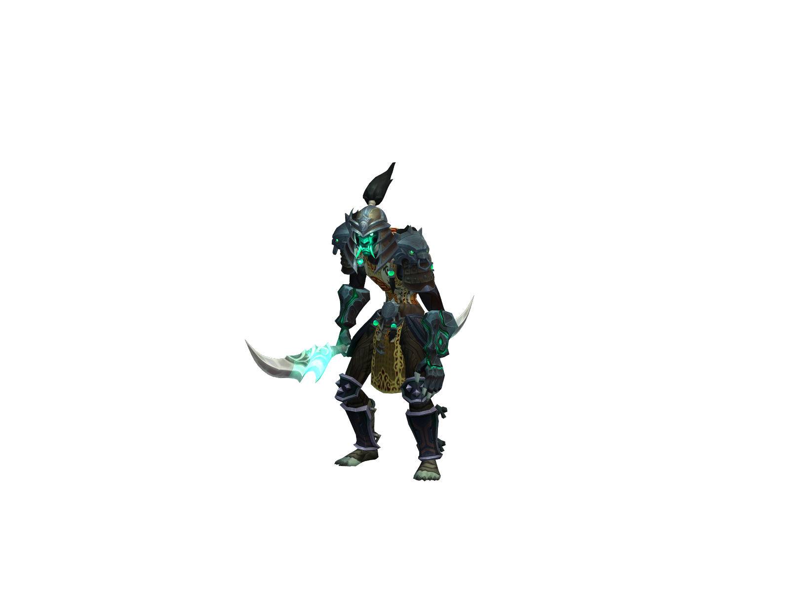 Montii 3D character render