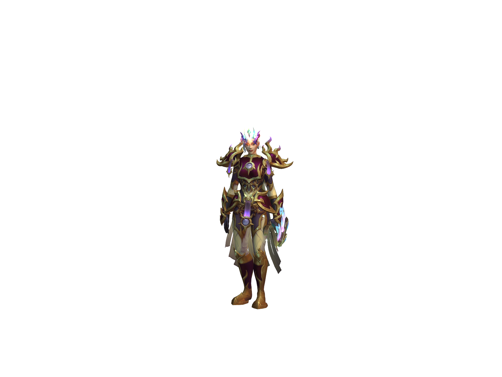 Niobié 3D character render