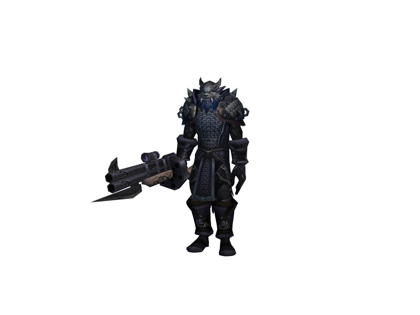 Huntin 3D character render