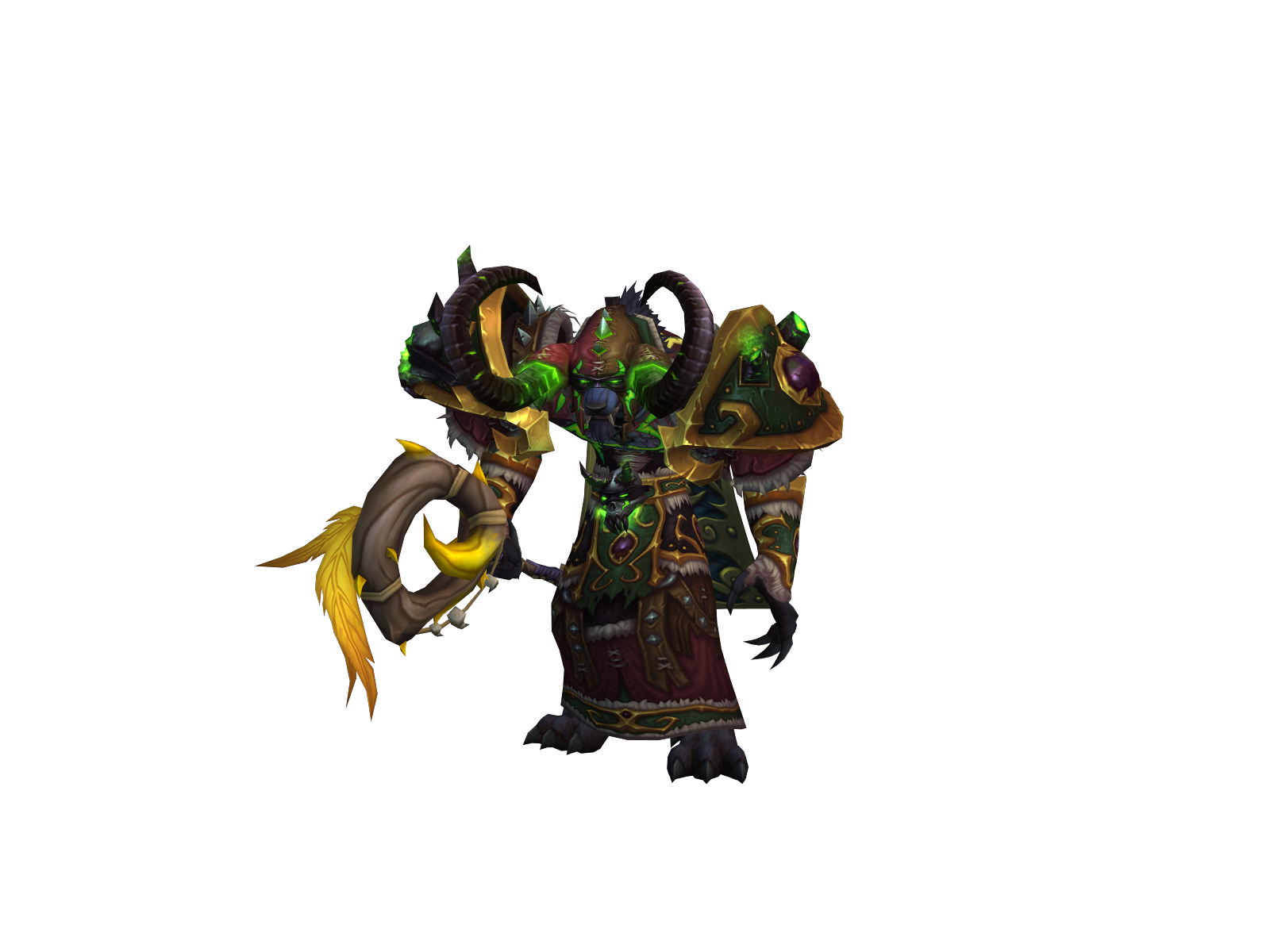 Zanther 3D character render