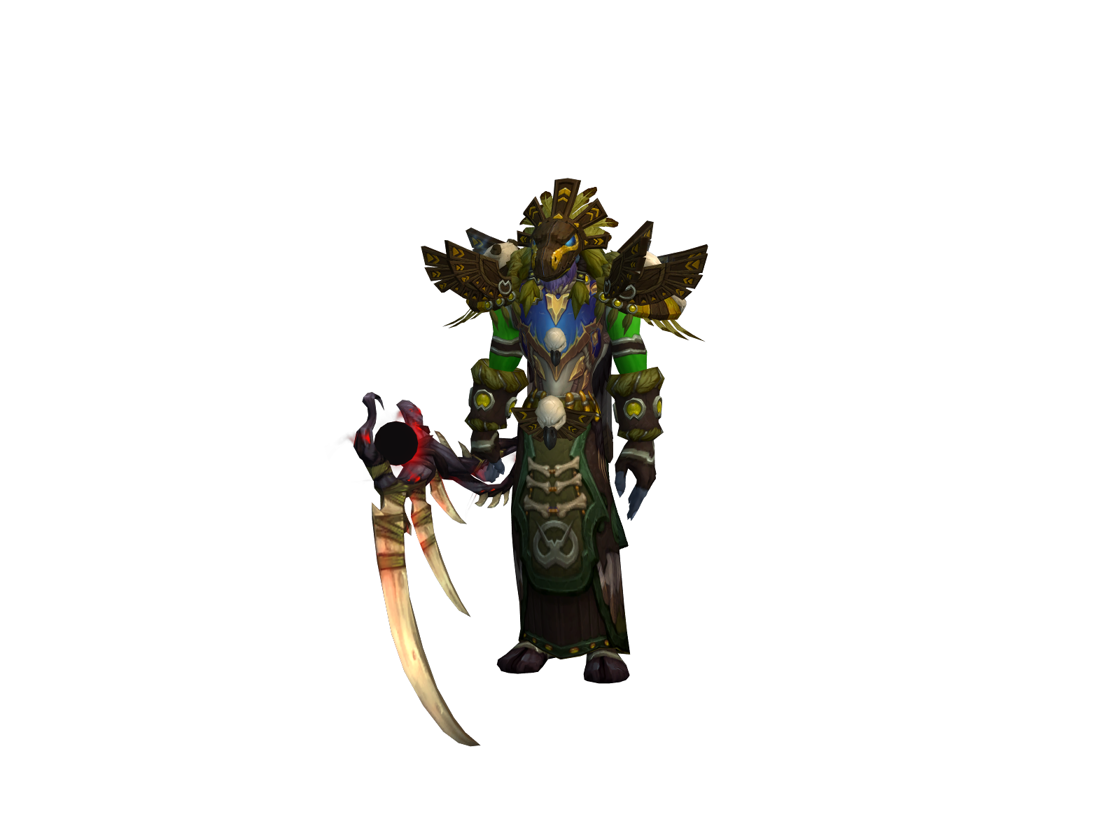 Rhunnak 3D character render