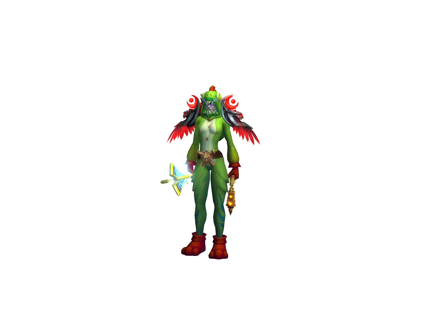 Eloz 3D character render