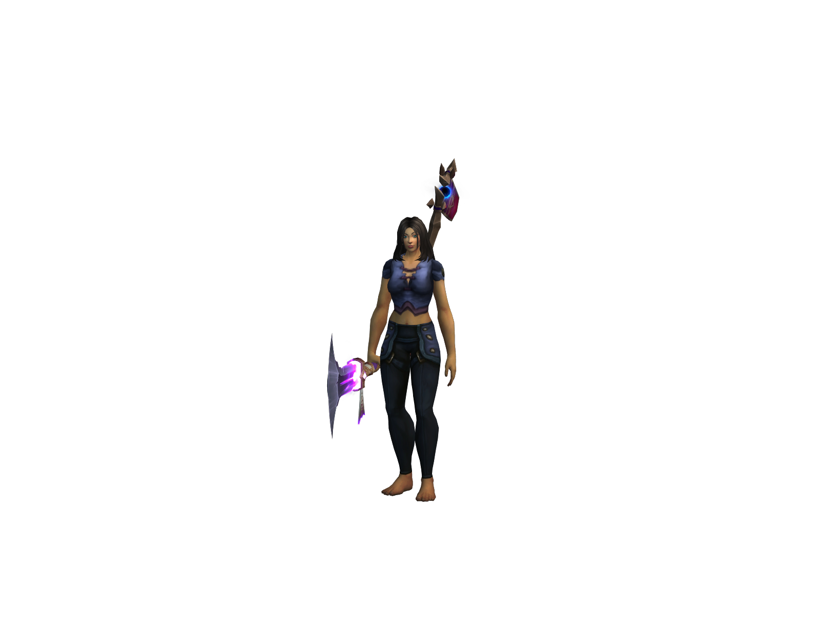 Mistdrizzle 3D character render