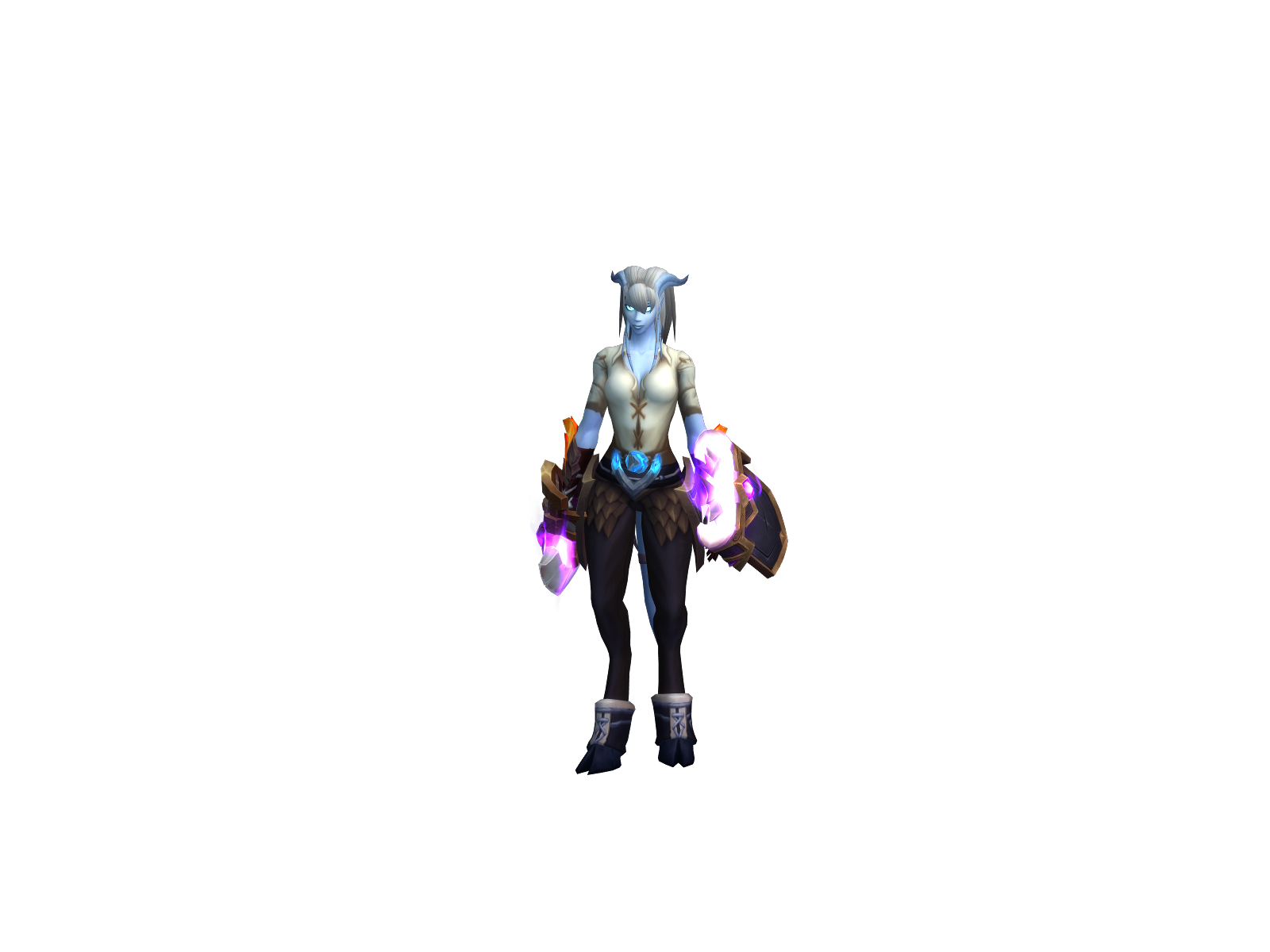 Isharna 3D character render
