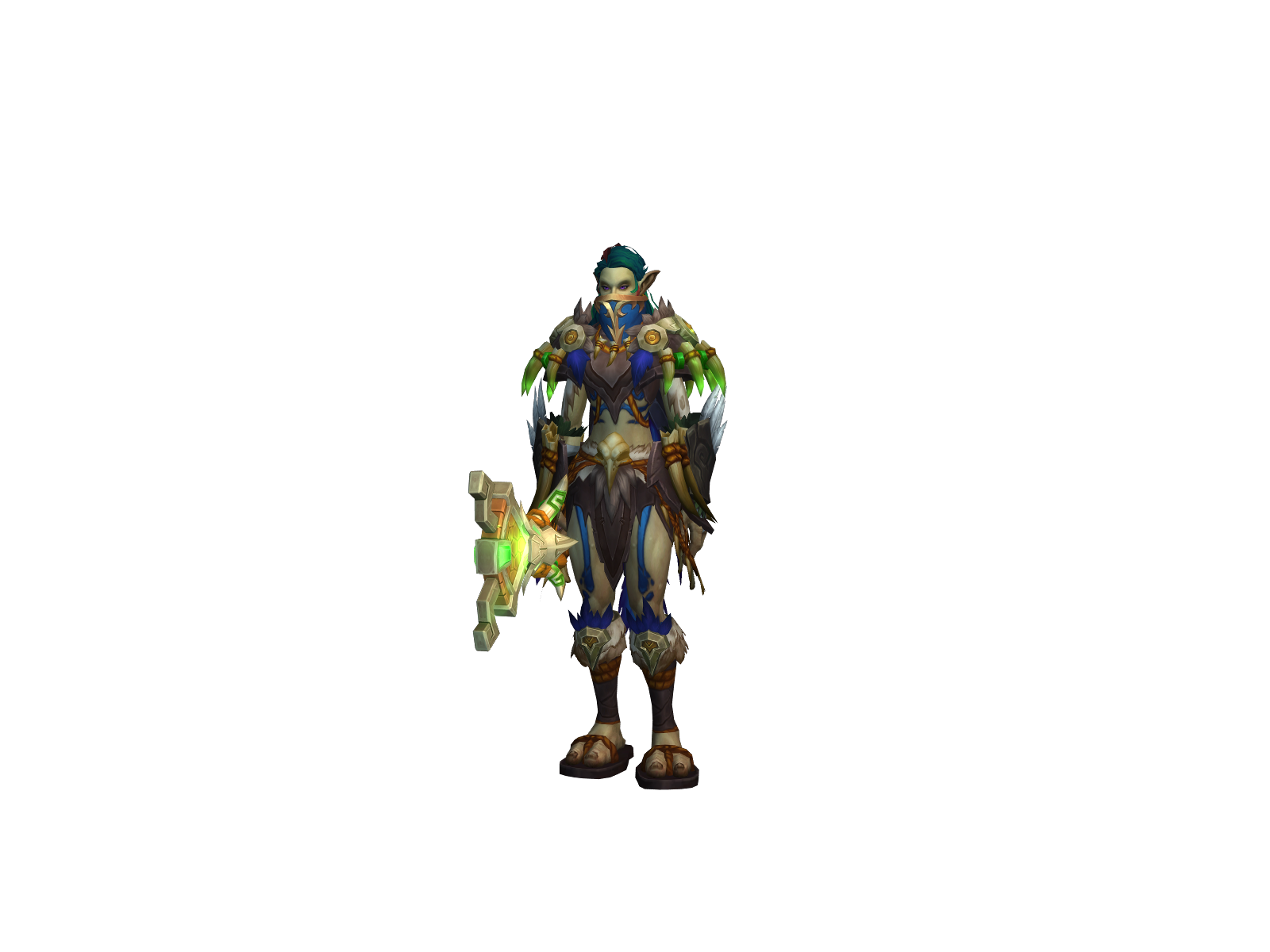 Blackmajor 3D character render